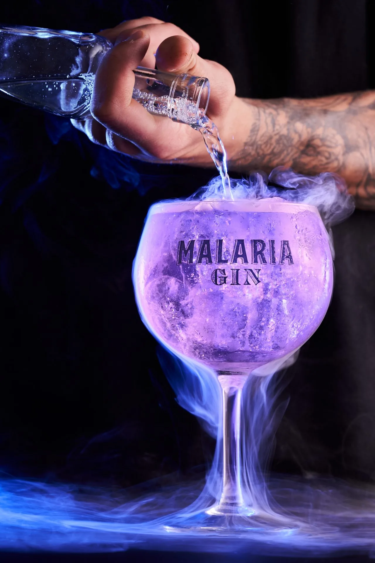 Malaria served — the colour change