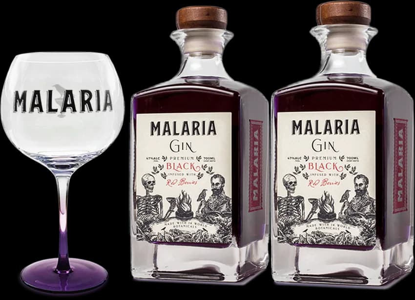 1 COPON REGALO + Malaria Gin Black x 2 botellas