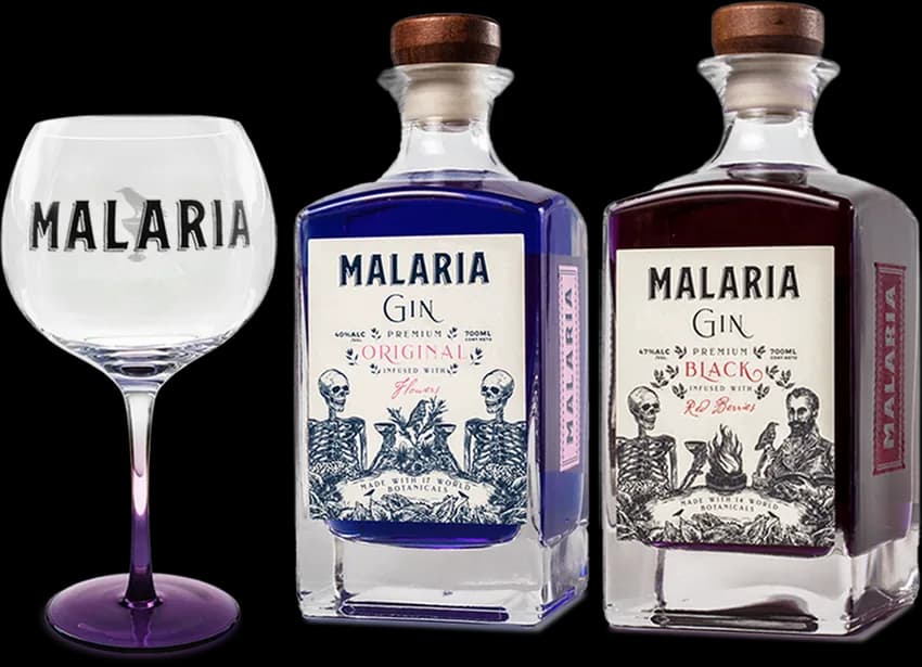 1 COPON REGALO + Malaria Gin Original + Malaria Gin Black