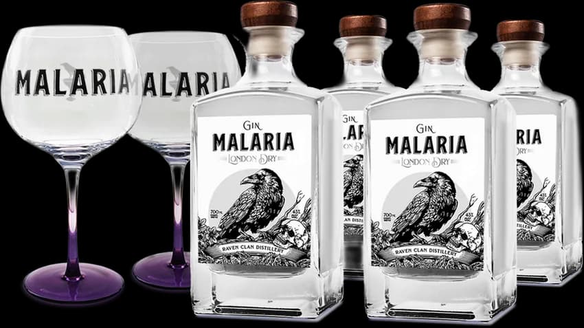 2 COPONES REGALO + Malaria London Dry x 4 botellas