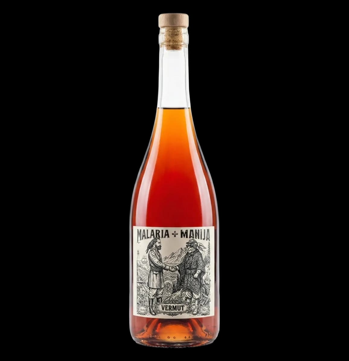 Botella Vermut Herbal Malaria+Manija